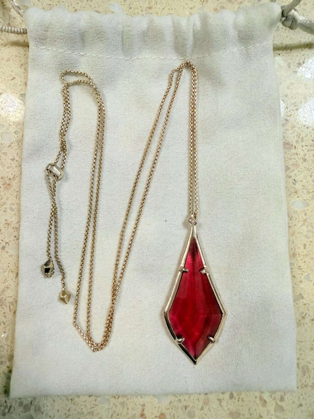 Kendra Scott Olivia Necklace - Berry